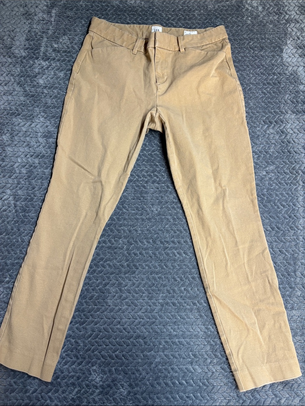 GAP Signature Skinny Ankle Pants in Light Tan